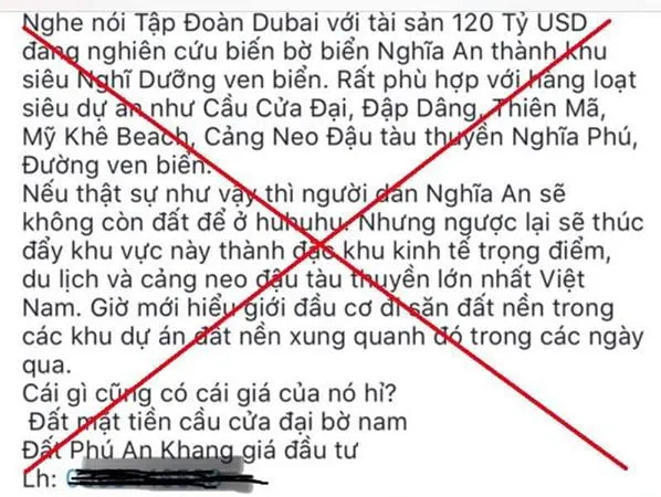 Công an Quảng Ngãi xử lý vụ người tung tin giả thổi giá đất