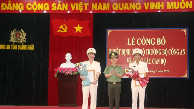 Bổ nhiệm tân Giám đốc Công an tỉnh Quảng Ngãi