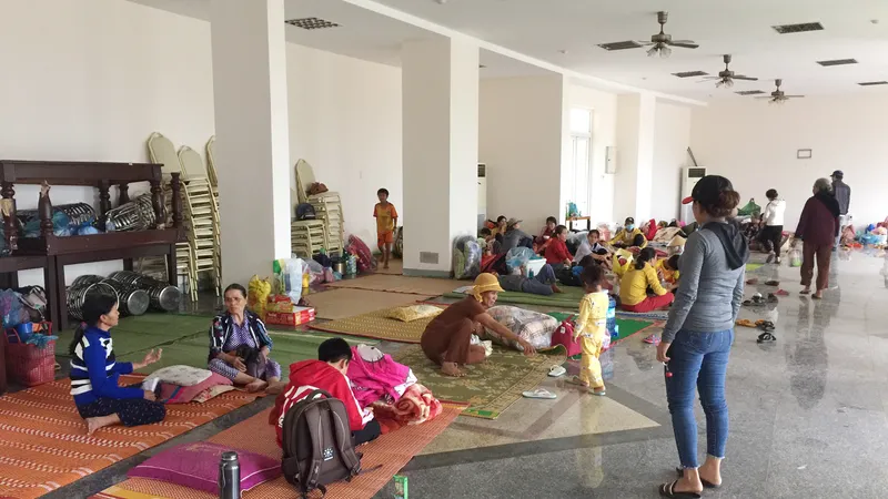 3 huyện miền núi tỉnh Quảng Ngãi trong vùng sạt lở di dời dân trước 17 giờ ngày 3-11