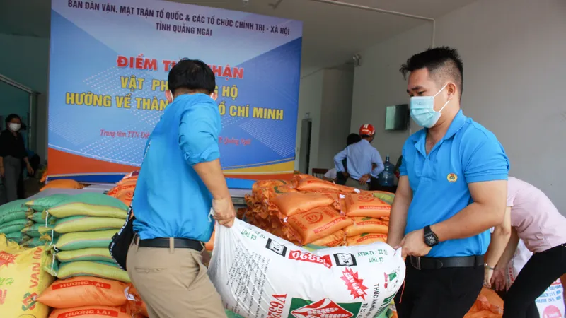Quảng Ngãi hỗ trợ 8 tỷ cho người dân TPHCM, Bình Dương, Đồng Nai gặp khó khăn do dịch Covid-19