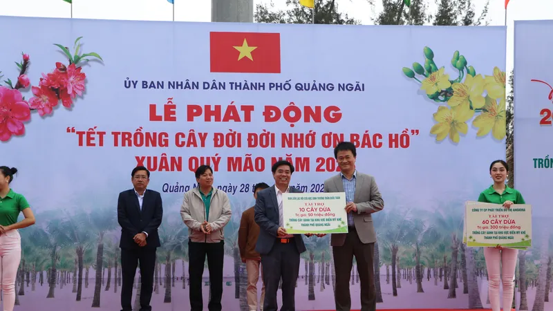 Quảng Ngãi phát động tết trồng cây đầu xuân Quý Mão