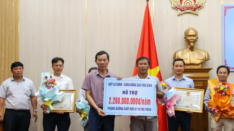 Gần 7,8 tỷ đồng ủng hộ Quỹ Đền ơn đáp nghĩa tỉnh Quảng Ngãi