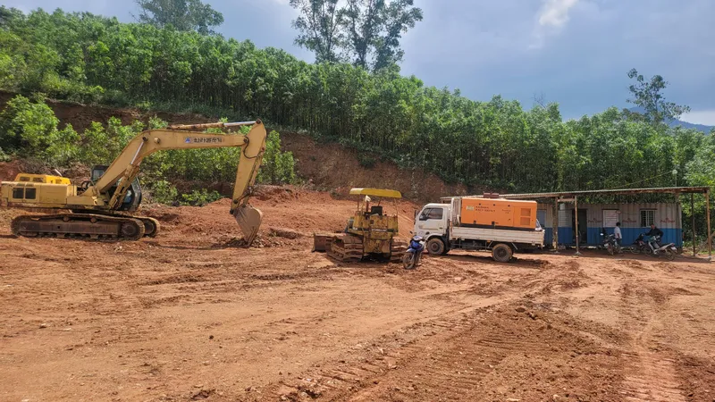 Vi phạm khai thác khoáng sản, một doanh nghiệp Quảng Ngãi bị phạt 238 triệu đồng