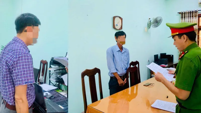 2 bị can là giám đốc doanh nghiệp bị khởi tố. Ảnh: C.A