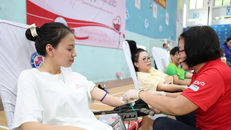 Tiếp nhận hơn 500 đơn vị máu tình nguyện trong “Ngày hội Hiến máu”