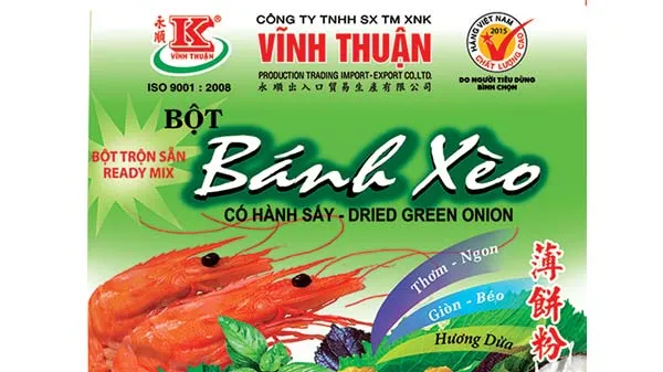 Bột Vĩnh Thuận: Hương vị tuyệt vời