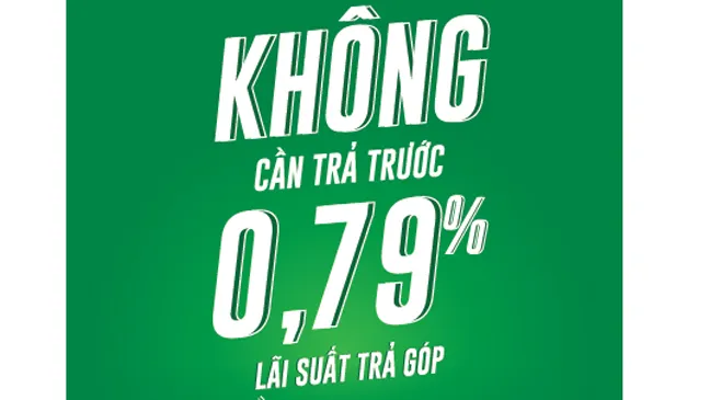 Mua xe máy Honda chỉ 0,79% lãi suất