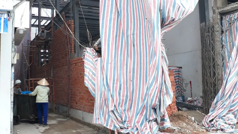 Công trình xây dựng lấn hẻm
