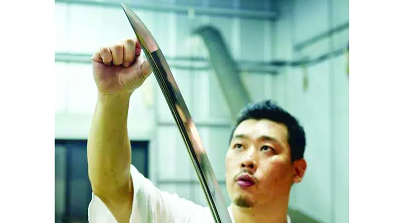 Độc đáo nghề làm kiếm samurai 