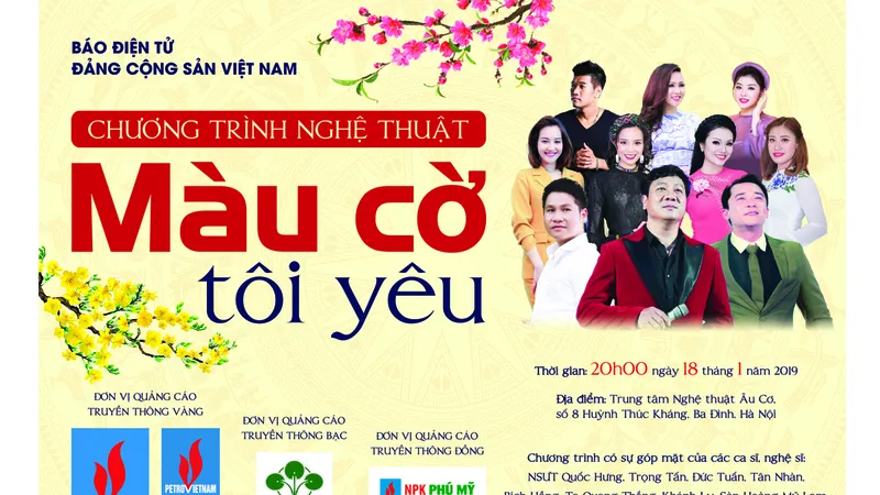 Chào mừng ngày thành lập Đảng với “Màu cờ tôi yêu”