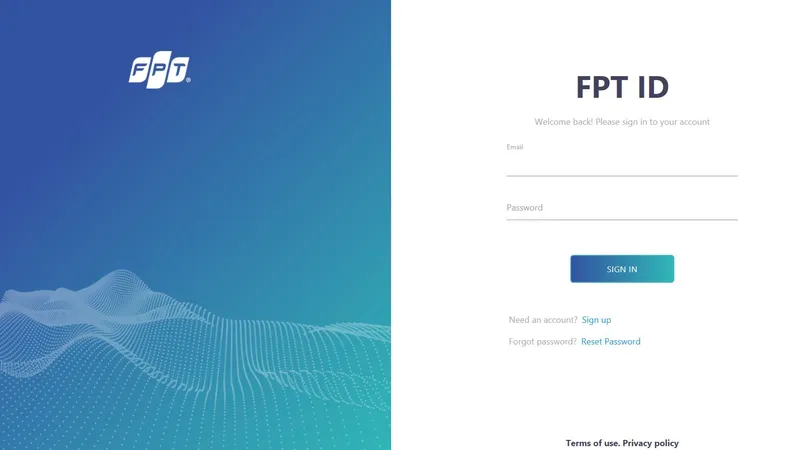Người dùng FPT.AI sẽ có một tài khoản mang tên FPT ID để sử dụng toàn bộ dịch vụ của FPT.AI, và hướng tới là các sản phẩm, dịch vụ khác của FPT trong tương lai không xa