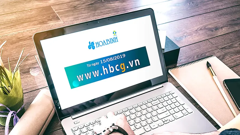 Tập đoàn Xây dựng Hòa Bình thay đổi tên miền website sang HBCG.VN