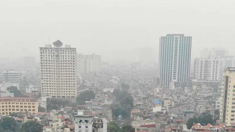 Chỉ số AQI ở Hà Nội tiếp tục tăng
