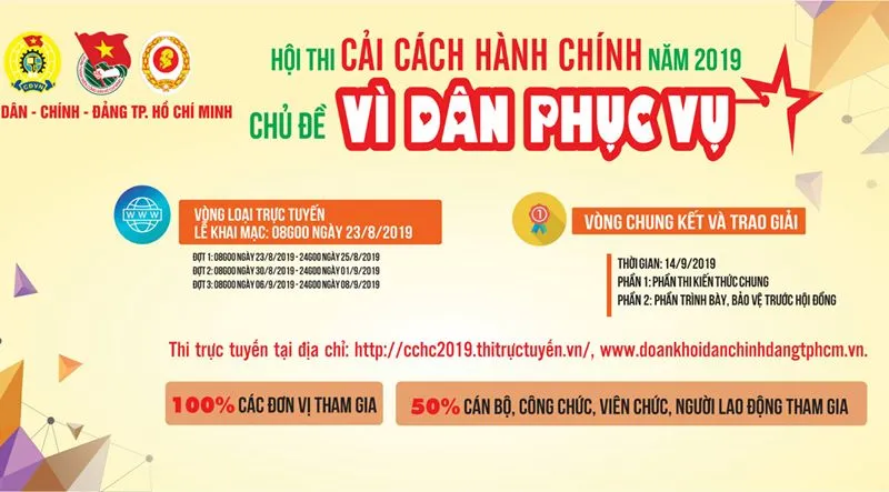 Chung kết hội thi cải cách hành chính “Vì dân phục vụ”