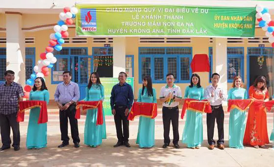 PVFCCo khánh thành công trình Trường Mầm non Ea Na, huyện Krông Ana, tỉnh Đắk Lắk