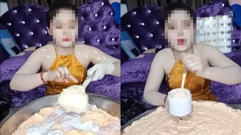 Livestream bán kem trộn trên mạng