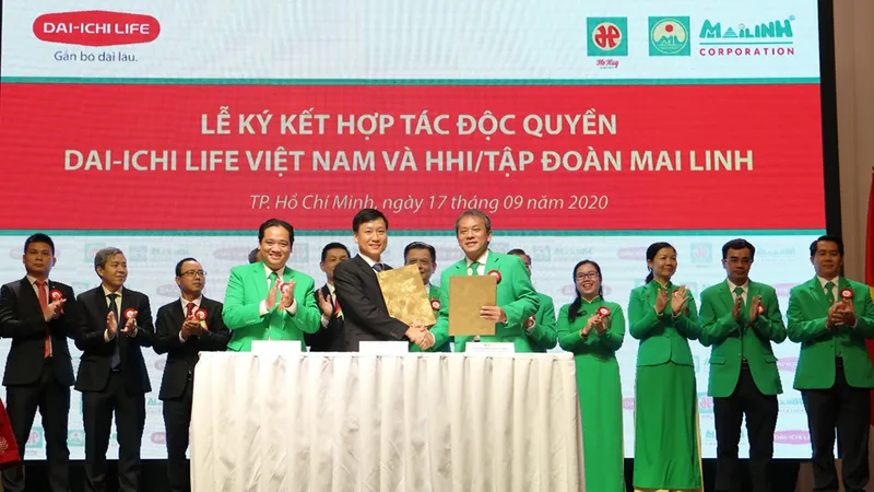 Dai-ichi Life Việt Nam và HHI/Tập đoàn Mai Linh ký kết Hợp tác độc quyền 15 năm