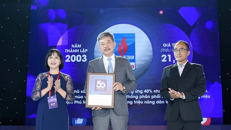 Thương hiệu Đạm Phú Mỹ được vinh danh trong Top 50 Thương hiệu Việt Nam dẫn đầu năm 2020