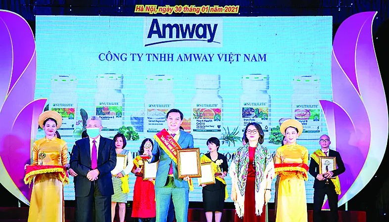 Amway Việt Nam lần thứ 8 nhận giải thưởng “Sản phẩm vàng vì sức khỏe cộng đồng”