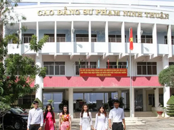 Trường CĐ Sư phạm Ninh Thuận. Ảnh: Báo Ninh Thuận