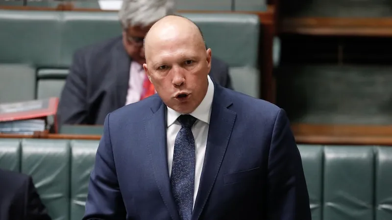  Bộ trưởng Nội vụ Australia Peter Dutton. Ảnh: ABC News/Matt Roberts