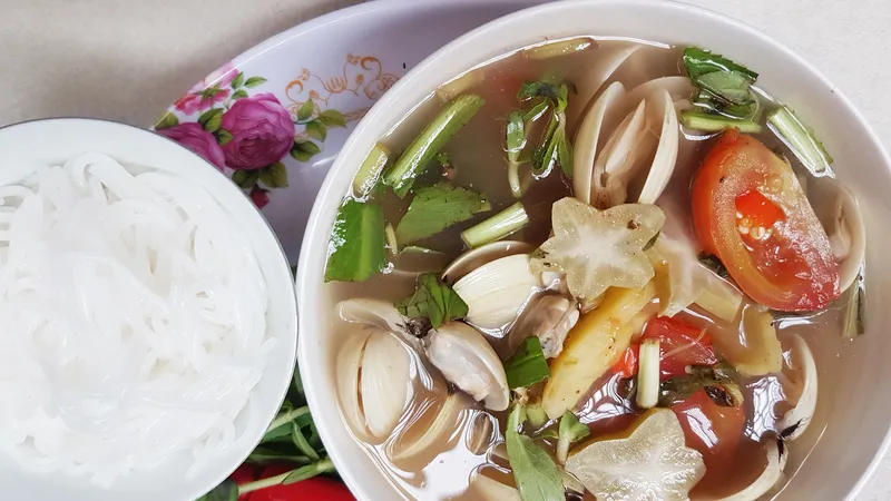 Bún “nghêu” ngon đủ tiến vua Nghiêu?