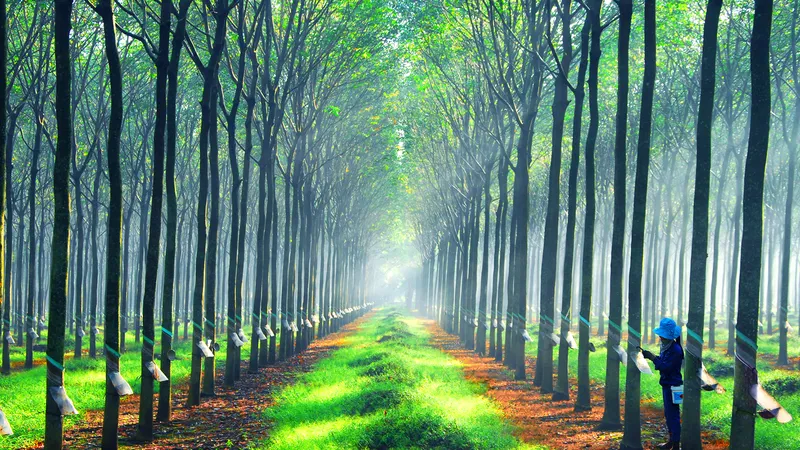 Nâng cao giá trị cây cao su ​