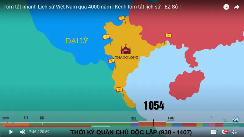 Học lịch sử trực quan sinh động 