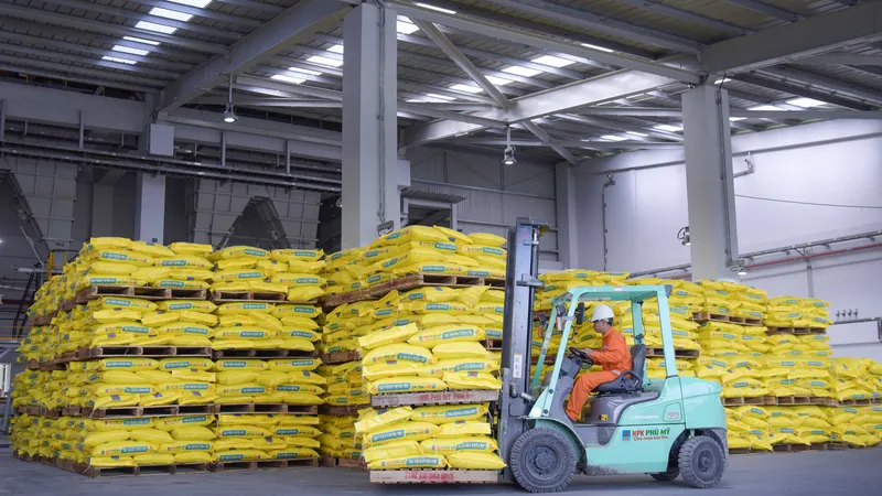 Sản phẩm phân bón NPK của Đạm Phú Mỹ