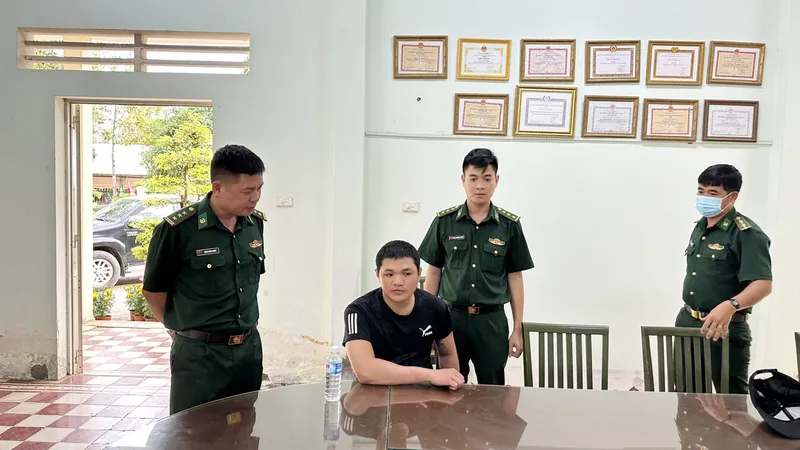 Phạm Trung Vinh khi bị bắt