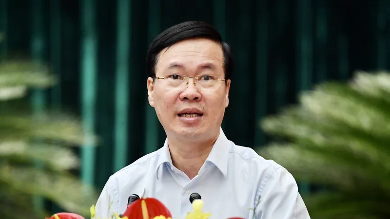 Chủ tịch nước Võ Văn Thưởng: Hóa giải nguy cơ từ sớm, từ xa để bảo vệ Tổ quốc