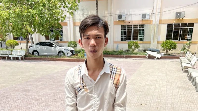 Anh Võ Văn Lợi khi bị bắt
