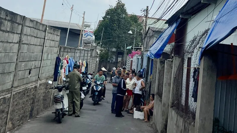 Khu trọ nơi xảy ra vụ việc