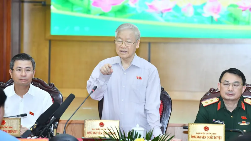 Tổng Bí thư Nguyễn Phú Trọng: Tay đã "nhúng chàm" thì tốt nhất là xin thôi