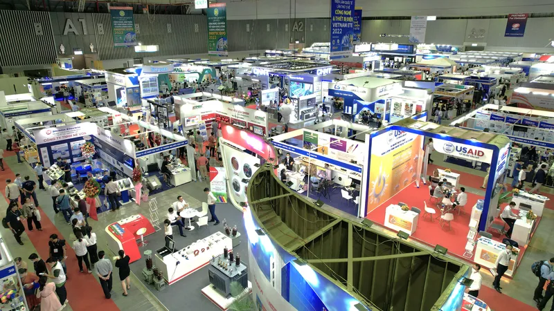 Nhiều doanh nghiệp lớn trong nước và quốc tế có mặt tại Vietnam ETE và Enertec Expo 2023