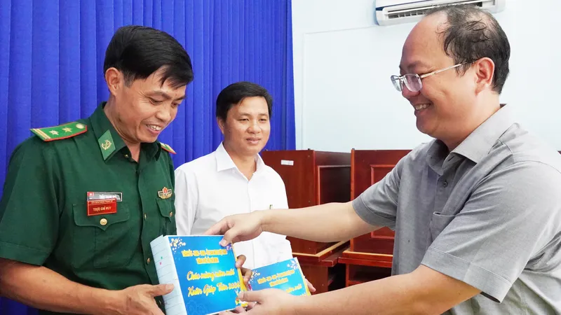 Lớp học ở xã đảo Thạnh An bước vào chuyển đổi số 
