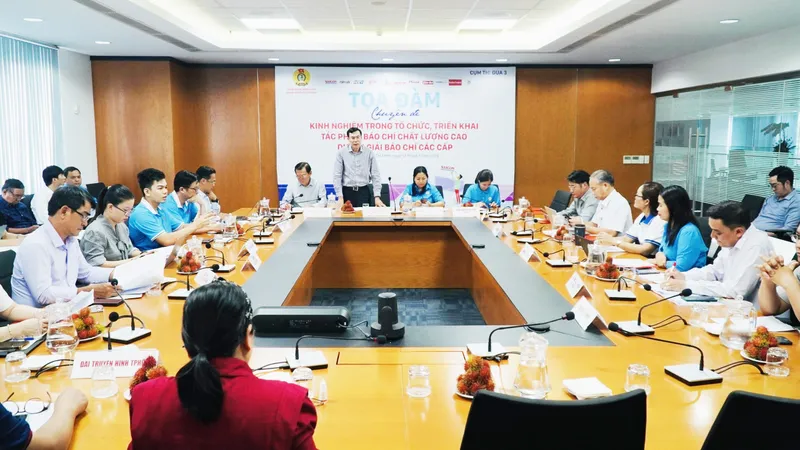 Tọa đàm chuyên đề “Kinh nghiệm trong tổ chức, triển khai tác phẩm báo chí chất lượng cao dự thi giải báo chí các cấp”