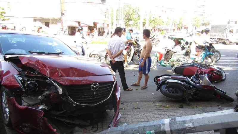 Hiện trường vụ tai nạn