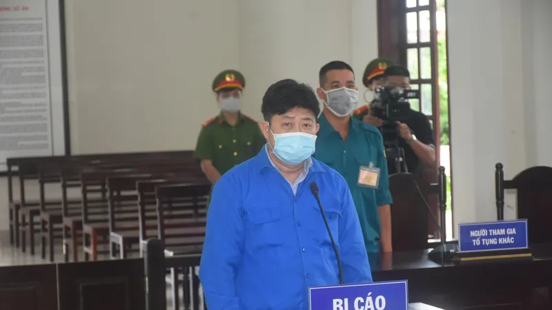 Bị cáo Cao Văn Lĩnh tại phiên tòa