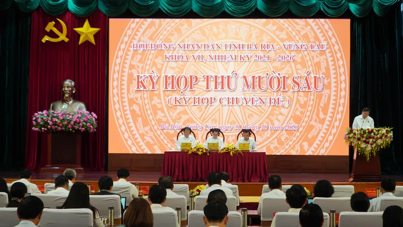 Kỳ họp thứ 16 của HĐND tỉnh Bà Rịa - Vũng Tàu đã thông qua nhiều nghị quyết quan trọng