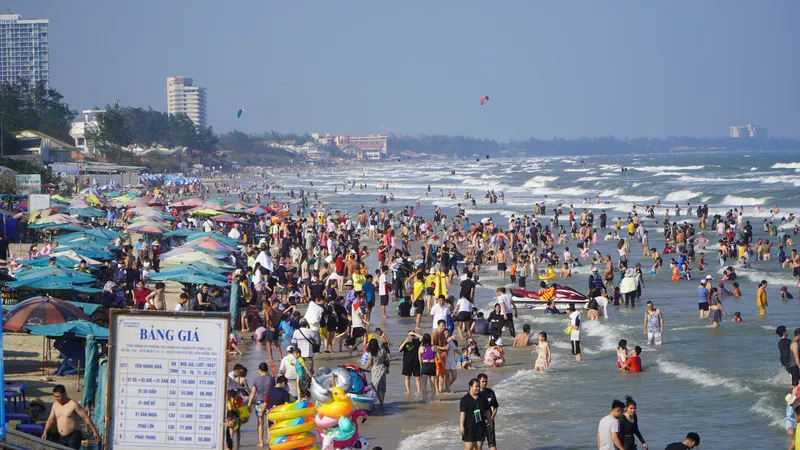 Hơn 16 triệu lượt khách đến Bà Rịa - Vũng Tàu trong năm 2024 
