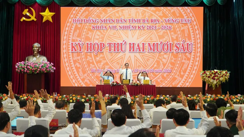 Kỳ họp thứ 26 của HĐND tỉnh Bà Rịa - Vũng Tàu khóa VII
