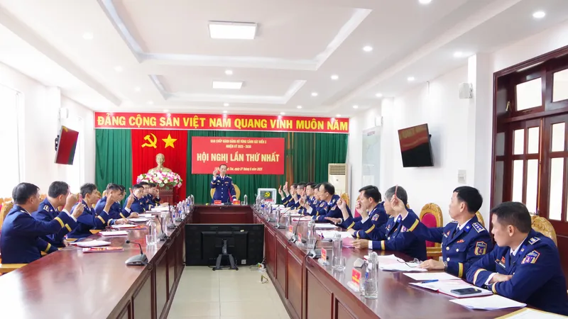Ban chấp hành Đảng bộ Vùng Cảnh sát biển 3 nhiệm kỳ 2025-2030 họp phiên thứ nhất
