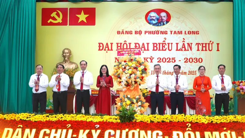 Đại hội đại biểu Đảng bộ phường Tam Long lần thứ I nhiệm kỳ 2025-2030