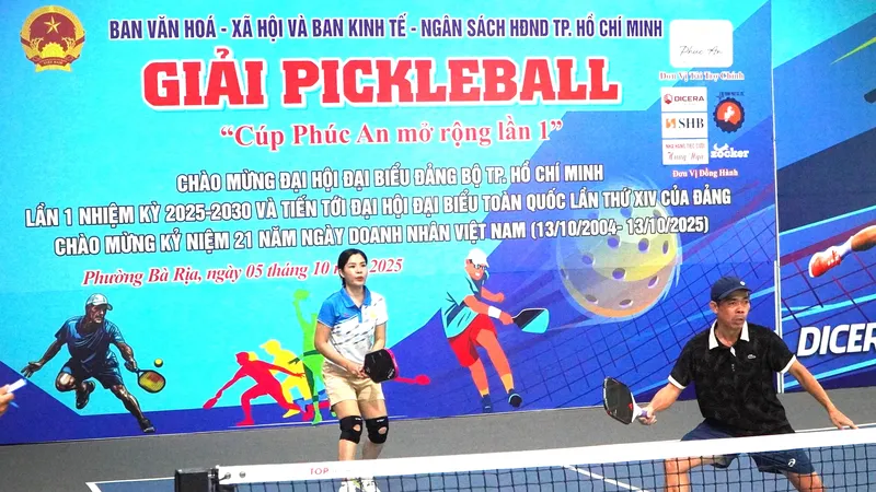 Sôi nổi giải Picklelball tranh cúp Phúc An mở rộng lần thứ I
