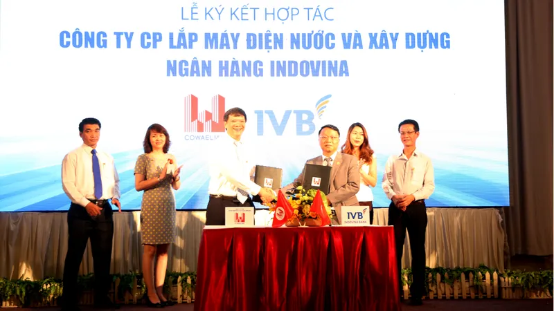Ký kết hợp tác tài trợ và bảo lãnh dự án giữa Công ty Cổ phần Lắp máy Điện Nước và Xây dựng và Ngân hàng Indovina