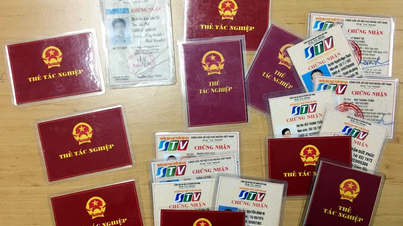 Nhiều thẻ tác nghiệp bị phát hiện