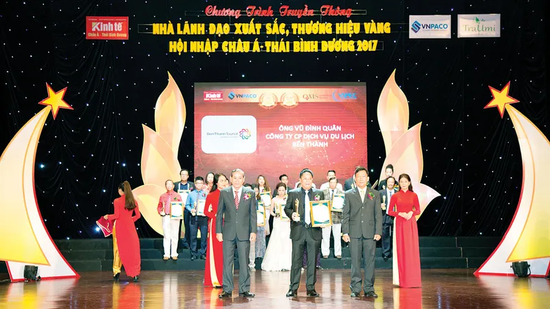 Tổng Giám đốc BenThanh Tourist nhận giải thưởng CEO Excellent 2017