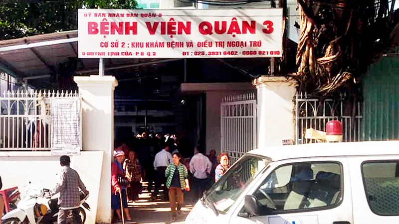 Bệnh viện Quận 3 là địa chỉ quen thuộc của người dân trên địa bàn TPHCM. Ảnh: Bệnh viện Quận 3 