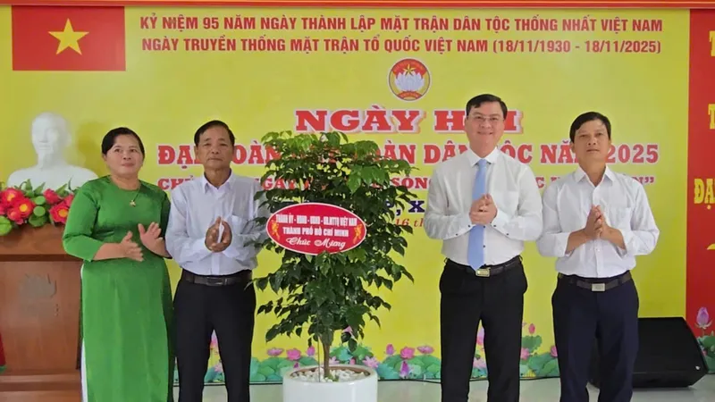 Đoàn kết là nền tảng để phát triển bền vững tại khu dân cư